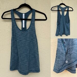 lululemon athletica Teal Racerback Tank Top